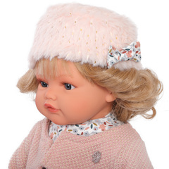 Munecas Antonio Juan Кукла озвученная Лорена в бежевом, 42 см, плачет, м/н (16174)