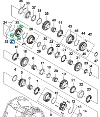 СУХАРЬ СИНХРОНИЗАТОРА 1-2 ПЕРЕДАЧИ NEXIA, LANOS, CHANCE 1,5, LACETTI -08, AVEO -08, ESP