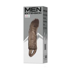 Телесная насадка на пенис с подхватом MEN EXTENTSION - 17 см. - 