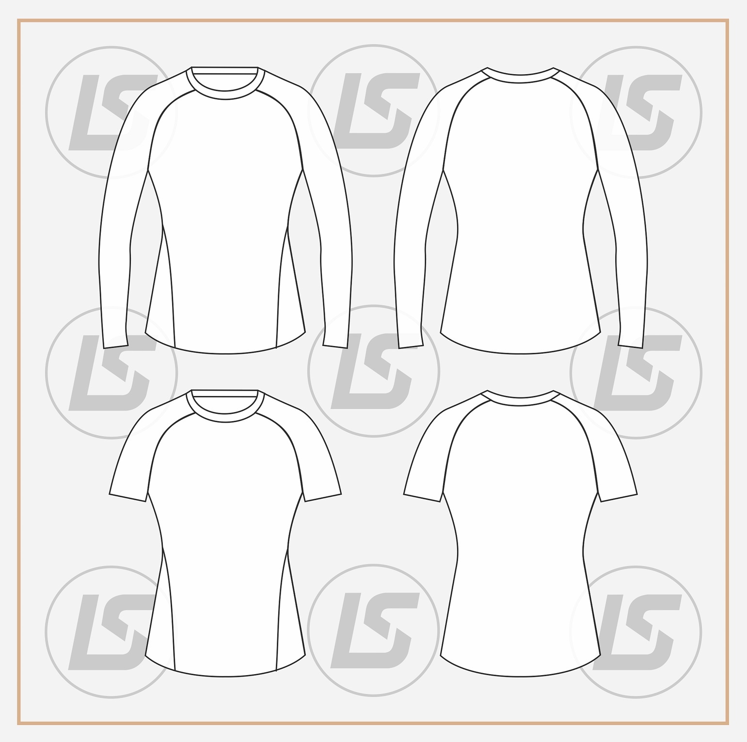 Женский рашгард – LS Patterns