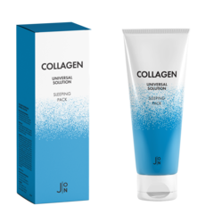 Ночная несмываемая маска для лица с коллагеном  collagen sleeping pack