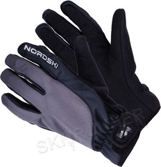 Лыжные перчатки Nordski Racing Black/Grey WS