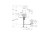 Vitra A4305436EXP Flow Soft Смеситель для биде, черный матовый