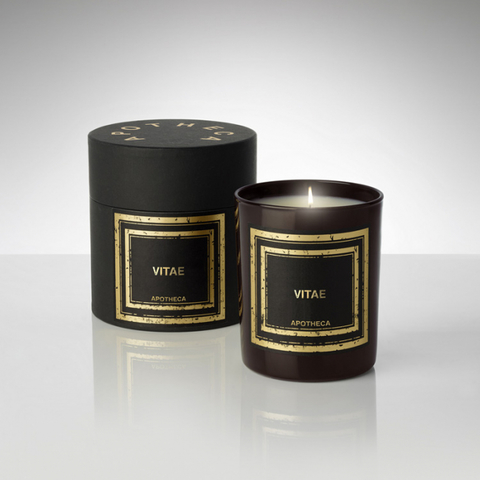 Ароматическая свеча 240г Apotheca Жизнь - Vitae в подарочной коробке