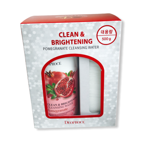 DEOPROCE Clean & Brightening Pomegranate Cleansing Water 500ml