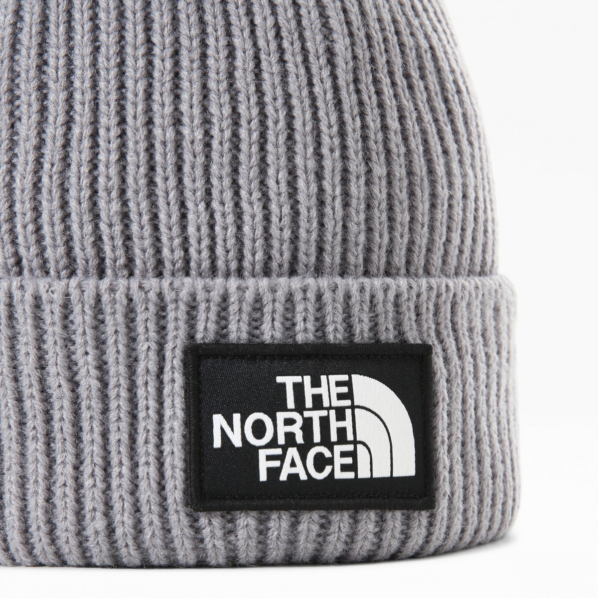 Шапка North Face Logo Box Cuff Beanie 