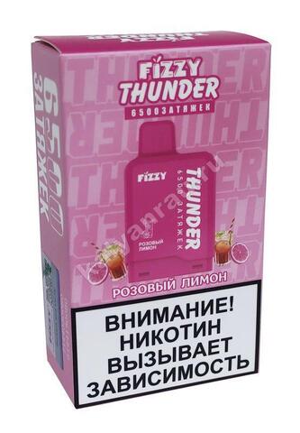 Картридж Fizzy Thunder 6500 затяжек - Розовый Лимон