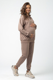 Спортивный костюм для беременных и кормящих 15682 мокко