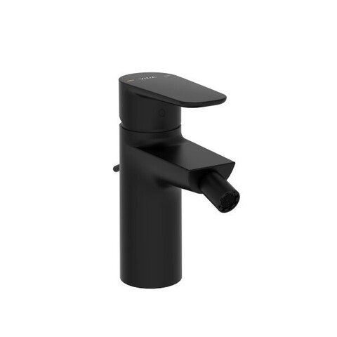 Vitra A4305436EXP Flow Soft Смеситель для биде, черный матовый