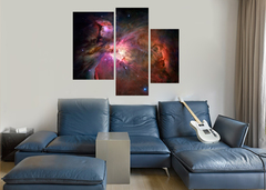 Модульная картина "Цвета космоса"