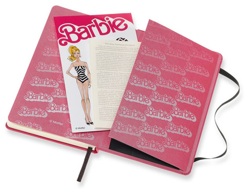 Блокнот Moleskine Barbie LE, цвет розовый, в линейку