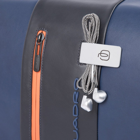 Сумка мужская Piquadro Urban, синий/серый, кожа натуральная (CA1592UB00/BLGR)