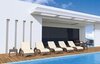 Шезлонг пластиковый с матрасом Siesta Contract GS 1009 (Fiji), коричневый, слоновая кость