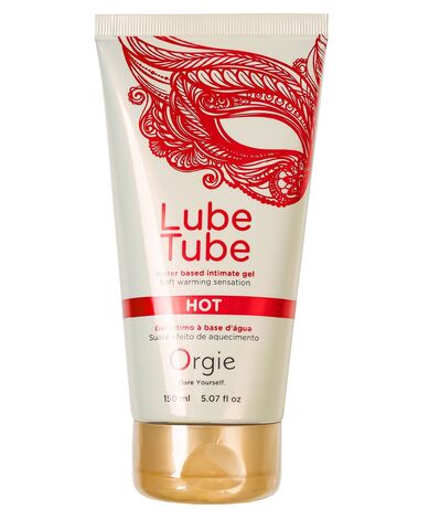 Интимный гель на водной основе Lube Tube Hot с разогревающим эффектом - 150 мл. - ORGIE 21067