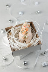 Керамическая елочная игрушка с Байкала серии 