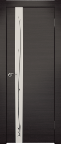 Дверь Маэстро (зеркало с рисунком) (венге, зеркало экошпон), фабрика Zadoor