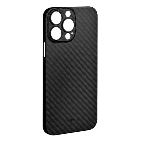 Ультратонкий чехол с защитой камеры K-Doo Air Carbon для iPhone 14 Pro (6.1) (Черный)