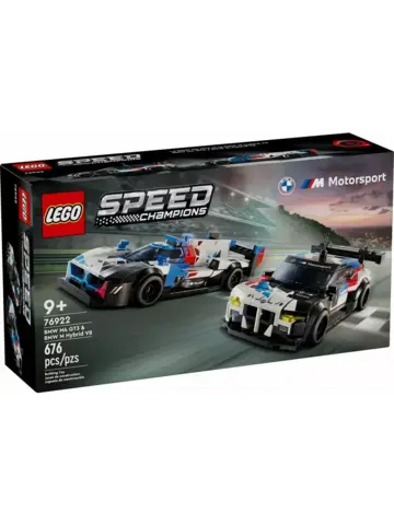 Конструктор Speed Champions 76922 BMW M4 GT3 и M Hybrid V8