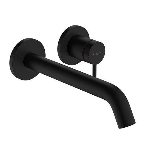 Hansgrohe 73351670 Tecturis S Смеситель для раковины, однорычажный, настенный, с изливом 22,5 см, мч,