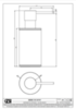 Gessi 54737#726 ACCESSORIES Дозатор для жидкого мыла или лосьона, композит белый, Warm Bronze Br.