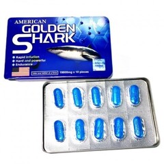 Мужской возбудитель American Golden Shark (10 таб)