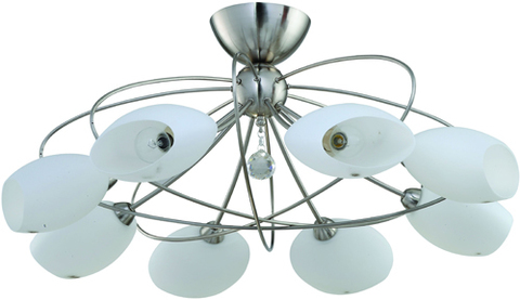 Люстра 818/8PF-Whitechrome