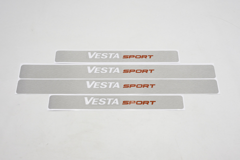 Наклейки на пороги под алюминий Vesta SPORT