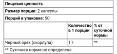 Nature's Way, Black Walnut, Hulls, 500 мг, 100 вегетарианских капсул