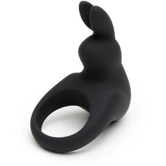 Черное эрекционное виброкольцо Happy Rabbit Rechargeable Rabbit Cock Ring - 