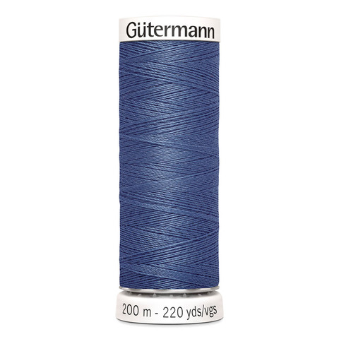Нитки швейные Gutermann Sew-All 100/200 м (112 серо-синий джинс)
