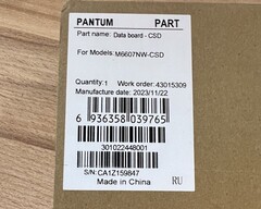 301022448001 Плата управления (CSD) для МФУ Pantum M6607NW (аналог 301022449001)