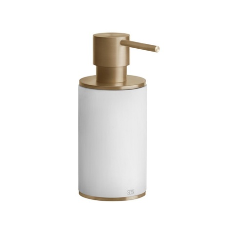 Gessi 54737#726 ACCESSORIES Дозатор для жидкого мыла или лосьона, композит белый, Warm Bronze Br.