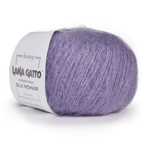 Пряжа Lana Gatto Silk Mohair 8391 сирень