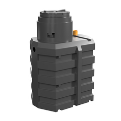 Подземный накопитель 1.5  куб.м Политим 1500 л.(1450x1100x2000см;черный) - арт.560739