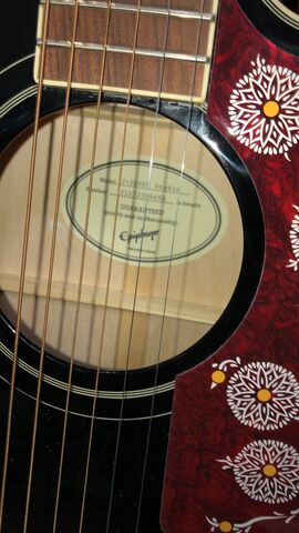 EPIPHONE J-200 EC Studio Black