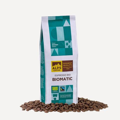 Кофе в зёрнах Alps Coffee Espresso Bio Biomatic Flo, 500г