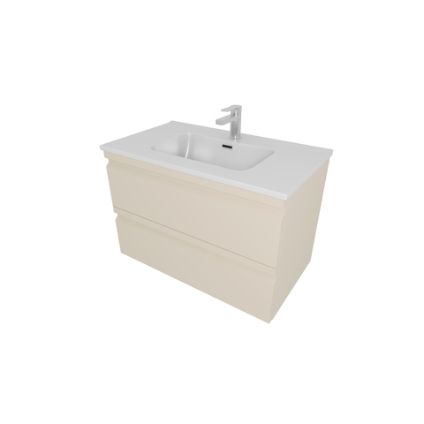Aquatek AQ77060-LC AQ77060-LC Комплект мебели: Тумба 60см ВЕГА с раковиной AQ0460-00, 2 ящика, цвет капучино светлый