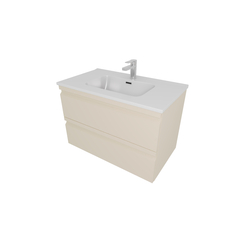 Aquatek AQ77060-LC AQ77060-LC Комплект мебели: Тумба 60см ВЕГА с раковиной AQ0460-00, 2 ящика, цвет капучино светлый фото