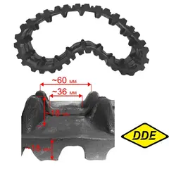Гусеница DDE ST9072ET (796-627-298)