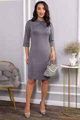 Платье трикотажное Эмми (серое) П14598-10М LT Collection