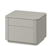 Тумба прикроватная Tammi 2 ящика ширина 50 см (серо-бежевый)