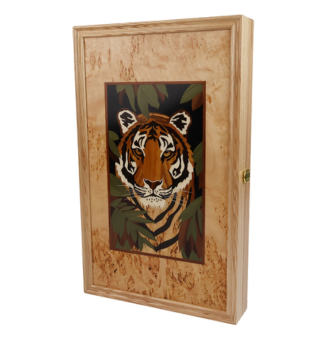 Подарочные нарды из дерева Тигр