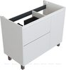 Aquanet 365909 Тумба с раковиной Nova Lite 2.0 100 L напольная цв. белый глянец (365909)