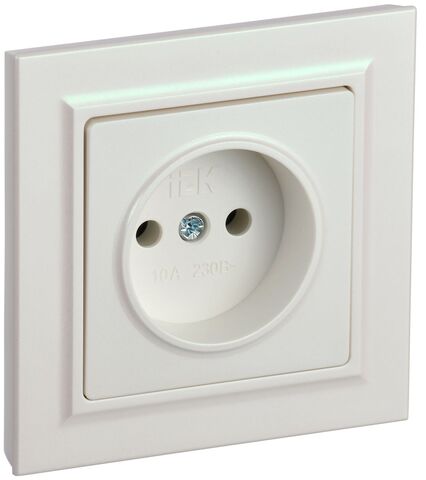 BRITE Роз. без з/к/ш 10А в сб. РСР10-1-0-БрЖ жемч. IEK