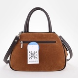 Сумка Саломея 479 эко-замша миндаль