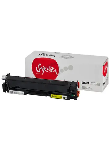 Картридж Sakura CF542A (203A) для HP, желтый, 1300 к.