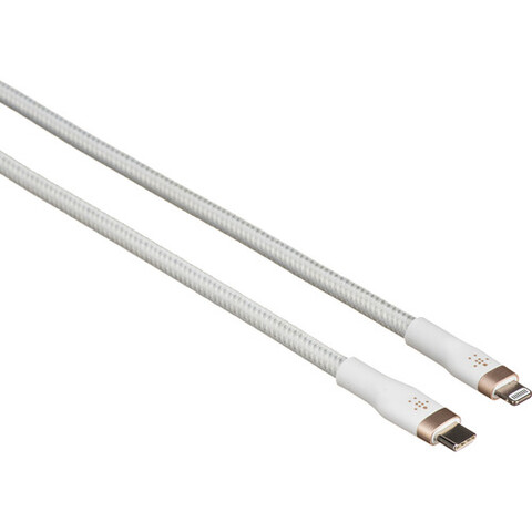 Кабель Belkin BoostCharge PRO Flex USB-C to USB-C Braided Silicone Cable, 3м, белый