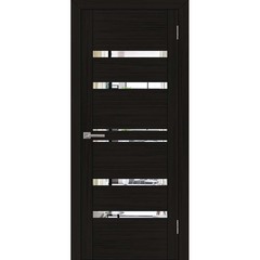 Купить Межкомнатная дверь экошпон Uberture 30030 шоко велюр с зеркалом