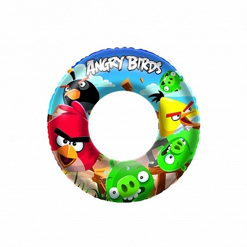 Круг надувной Bestway (3-6) 96102 Angry Birds р.56см (11372)