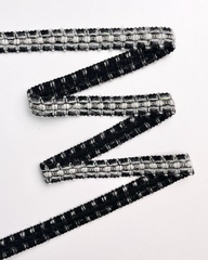 Тесьма Chanel , цвет: чёрно-белый , ширина 20мм